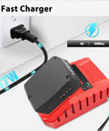 12V C4 12 To 50 Battery Charger Replacement Tool 100 240V Compatible Durable ABS Shell Easy Grip Handle Safe Full Charge Function