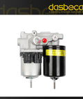 Premium Heavy Duty ABS Brake Booster Pump With No Sweat Direct Bolt On Fitment For Toyota Prius And RAV4 2010 To 2015, showing engine bay mounting.