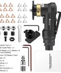Mini Pneumatic Chamfer Tool With 22 Blade Cutter Head, 30000 RPM Beveler For Metal And Wood, tool and accessories displayed