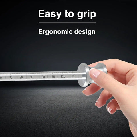 Close-up of ergonomic design handle of Transmission Dipstick For Chrysler Dodge Dart Fiat 500 Jeep Grand Cherokee Compass Patriot 6Speed And 948TE 9HP48 Auto Trans FWD Replacement 10323A 10323B No Hassle Easy Install Direct Fit