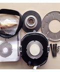 Pro Grade 230V 0.27A Electromagnetic Brake Assembly 2LM8100-7 components including motor, friction disc, and mounting hardware.