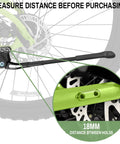 Adjustable 18mm Hole Spacing Bike Kickstand For 24, 26, And 27.5 Inch Mountain Bikes BMX MTB Side Kick Stand Fits 2 Chainstay Holes