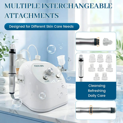 Hydro Facial Machine For Home And Spa Use With Hydrogen Oxygen Therapy Facial Vacuum Water Oxygen Spray Hydro Dermabrasion