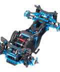 Tool Free RC Chassis Frame Parts Upgrade Kit For 1 By 10 Drift Cars D5 Style Lightweight Alloy Frame Set close-up view