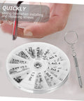 Portable Eyeglass Repair Kit With Mini Screwdriver And Compact Storage Box for Quick Fixes of Glasses Sunglasses and Watches