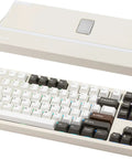 Badass Cnc Aluminum Mechanical Keyboard featuring smooth triple mode wireless connectivity and hot swap PBT keycaps.