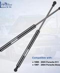 Drop-In Front Hood Struts For Porsche 911 1999-2005 And Boxster 1997-2004 Gas Spring Lift Supports Shocks Pack Of 2