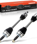 Front CV Axle Shaft Assembly Pair for Honda Pilot 2009-2011 and Acura MDX 2007-2009 V6 displayed with box packaging
