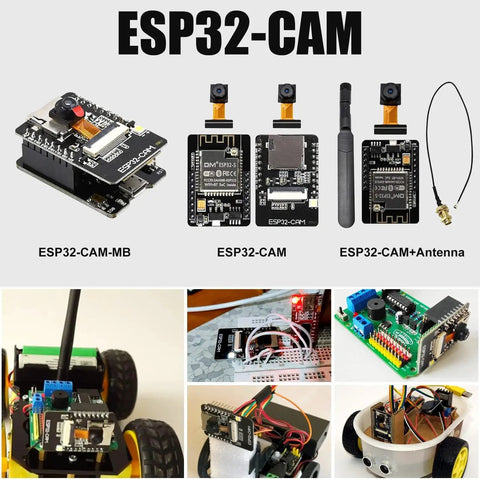 Wide Angle 160 Degree 2MP OV2640 Camera Module For ESP32 MCU Dope DIY Kit components and setups