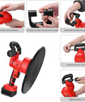 Job Site Ready Electric Drywall Sander With Six Adjustable Speeds shown assembling handle and parts for smooth operation.