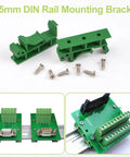 Durable Plastic DIN Rail Mounting Adapter Kit 10 Sets For 35mm Rails With Circuit Board Mount Brackets Carrier Clips And Easy Snap In Install For Electrical Panels And Enclosures