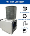 Heavy Duty Oil Mist Collector And Smoke Purifier For Cnc Workshop Rigs 6 Inch Hook Up 220V with filtration features.