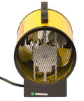 Front view of Heavy Duty 240V Electric Forced Air Heater With Wireless Remote Control 12800 BTU showcasing fan and safety guard.