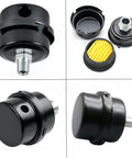 Half Inch Thread Air Compressor Silencer Filter with 20mm Metal Muffler Shell for heavy duty noise reduction and durability.