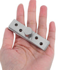 Hidden Door Pivot Hinge 360 Degree Concealed Stainless Steel 2 Pack For Secret Doors And Cabinets With Center Shaft Medium Size