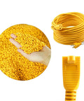 Heavy Duty Outdoor Extension Cord 25 Ft 14/3 SJTW Yellow Copper Conductors ETL Certified Flame Retardant Molded Plug 15A 125V 1875W