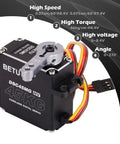Beefy 45Kg Coreless Servo Motor HV Eight Point Four Volt High Torque RC Digital Servo With Waterproof IP67 features and specs