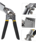 Manual Metal Bender Pliers With Serrated Jaws Hand Seamer Tool For Sheet Metal Bending Locking Handle Anti Slip Jaw Design