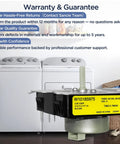 Dryer Timer Replacement That Fits Multiple Models No Brainer Easy Install For WGD4700YQ1 WGD4890XQ0 WGD4890XQ1 And Kenmore 11070022010 11070022011 11071402311 11071402312 1107062110 Replaces W10185975E, black dryer timer