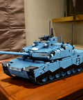 Abrams-X Tank Building Blocks Set RC Compatible With 360 Degree Rotating Turret And Flexible Tracks Realistic Military Model