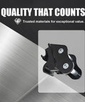 Heavy Duty Quick Coupler For Mini Excavators Under Three Tons Easy Quick Change Hitch Attachment Black Finish
