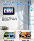 Must Have Weather Station Wireless Indoor Outdoor Digital Thermometer With Accurate Temperature And Humidity displayed on wall.