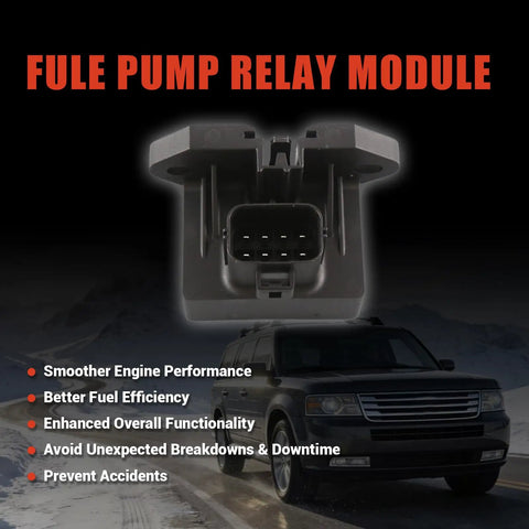 Image of a Fuel Pump Relay Module Replacement for Ford E Series F Series Flex Transit 150 250 350 350HD and Lincoln.