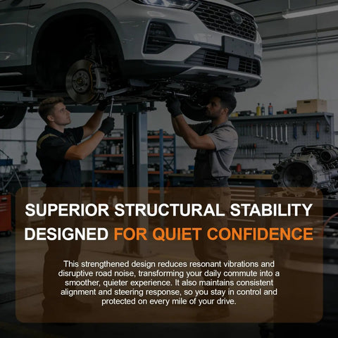 Heavy Duty Front Control Arm Suspension Kit For 2006 2011 Honda Civic 1.8L With Front Lower Control Arms Ball Joints And Sway Bar End Links under car in shop