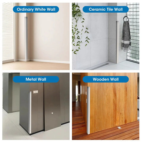 Slick And Tough As Nails 304 Stainless Steel Wall Corner Guards 2X2X48 Inch on various wall types indoor and outdoor.