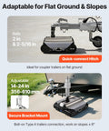 Heavy Duty Electric Trailer Mover Tackles 9000 Lbs Loads With Zero Sweat Via Remote Control Wireless Link Smooth Motorized Camper Cart For Rv Boat Towed Trailers Jack Lift adaptable for flat ground and slopes