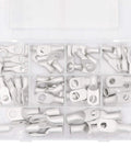 Beefy Tinned Copper Battery Cable Lugs Kit With Ring Eyelets For Inverters Marine And Car Wiring 50 Pieces 10 Sizes