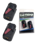 Quick Release Gas Strut End Fittings For 10mm Ball Stud No Tools Needed Replacement End Fitting For Socket Gas Springs Easy Disconnect And Reconnect Extends Gas Spring Life 2 Pack, black plastic