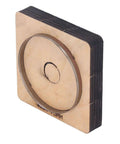 75mm Round Leather Cutting Die For DIY Crafts, Precision Hollow Punch Cutter, Wooden Base, Alloy Steel Blade