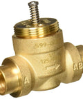 2-Way Zone Valve 1/2 Inch With 2.5 Cv, SWT End Connections, ANSI 125, 230 F Max Temp, 1/10 Inch Stroke, Linear Actuation, 599-00511