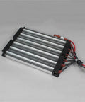 Built Tough 3000W PTC Electric Air Heater With Automatic Thermostat Shutdown And Heavy Insulation, aluminum heating element with wiring.