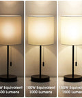 Three Way LED Light Bulbs A19 E26 Base Warm White 3000K With 500 To 1000 To 1500 Lumens And 50 To 100 To 150W Equivalents Energy Saving 2 Pack