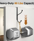 Over Door Hook 2 Pack Heavy Duty Door Hanger Fits Interior Doors Up To 1.4 Inches Thick Organize Coats Hats Towels And Bags