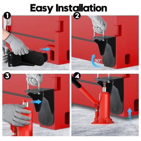 Third Generation Shipping Container Jack Lug Beefed-Up Heavy Duty Lug Leveler With U-Shaped Handle And Limiter Lifter installation steps