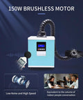 Professional Solder Fume Extractor Delivers 150W Kickass Suction At 258 Cbm Per Hour, featuring 150W brushless motor and flexible hose.
