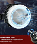 Front AC Heater Blower Motor Fan That Fits Dodge Journey Lexus ES300H ES350 GX460 RX350 RX450H Toyota 4Runner shown.