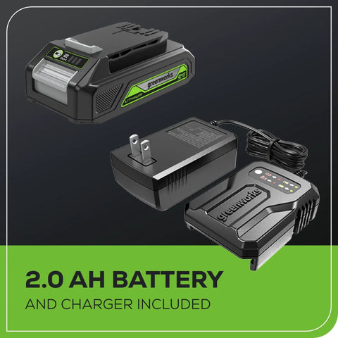 2Ah battery and charger for Cordless 24V Caulk And Adhesive Gun With 10 Oz Cartridge, 6-Speed Variable Flow, Anti Drip Design