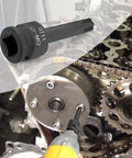 Ford Camshaft Holding Tool Kit For 3.5L/3.7L 4V Engines With Timing Alignment Holder And Tension Tool Pro Grade RT11 CrMo Impact Socket Set Gloves 303-1248 303-1530 Compatible in use on engine.