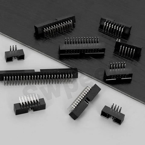 All-In-One Super Handy 23Pcs 2.0 mm Pitch DIP IC Socket Adapter Kit With Right Angle Pin Headers for PCB Boards layout