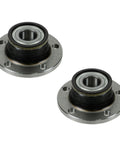 Pair of Rear Wheel Bearing And Hub Assembly Set For 2015 2018 Audi Q3, 2008 2009 TT, and other models, two-piece kit, front view.