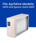 Replacement Air Filter 16x25x6 MERV 10 For 2400 Space-Gard Whole-House Air Purifier.