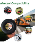 Two Pack Heavy Duty Inner Tubes For 4.10 3.50 4 Tires With TR87 Bent Valve Stem Fit Wheelbarrows Mowers Hand Trucks Yard Trailers And More