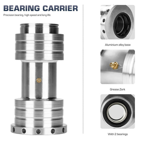 Rear Axle Bearing Carrier For TRX 250R 400EX 400X FourTrax Left Or Right Side Fits 1986 To 2014 ATV Models Replace 42500-HN1-A40 Machined Forged Construction For A Tough Smooth Durable Drive System, aluminium alloy base with grease zerk and 2 bearings