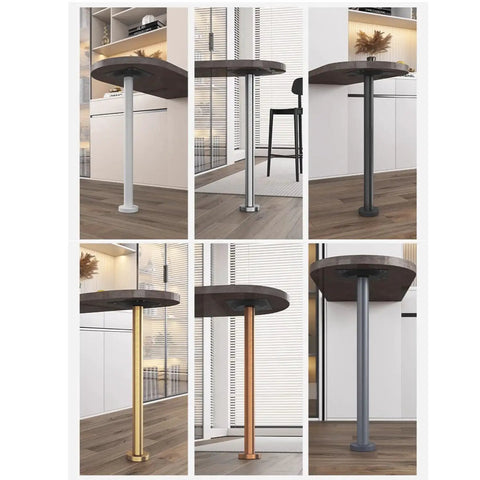 Sturdy Stainless Steel Breakfast Bar Support Leg For Coffee And Dining Tables Heavy Duty Metal Furniture Feet shown in various colors