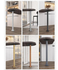 Stainless Steel Round Table Leg 6cm Diameter With Screws in various colors, built tough for DIY coffee tables, metal footing.