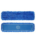 36 Inch Dust Mop Head Replacement For Universal Janitorial Frames Large Washable Microfiber Dust Mop Head Pro Grade Heavy Duty Commercial Grade Fits Standard Frames 2 Pack Blue